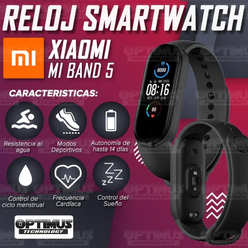 Combo Reloj inteligente Smartwatch Xiaomi Mi Band 5 + Audifonos Inalambricos bluetooth Redimi airdots 2 XIAOMI COLOMBIA - 5