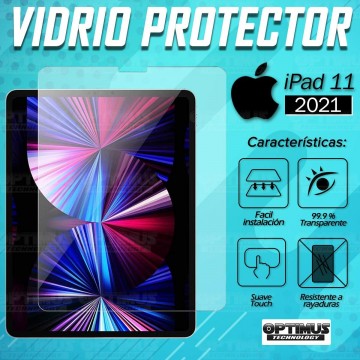 Vidrio Cristal Templado Protector Tablet IPad 11 2021 | OPTIMUS TECHNOLOGY™ | VTP-IPD-11-2021 |