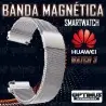 Correa Pulso Banda de Metal Magnética para reloj Smartwatch Huawei Watch 3 | OPTIMUS TECHNOLOGY™ | CRR-MGN-HW-3 |