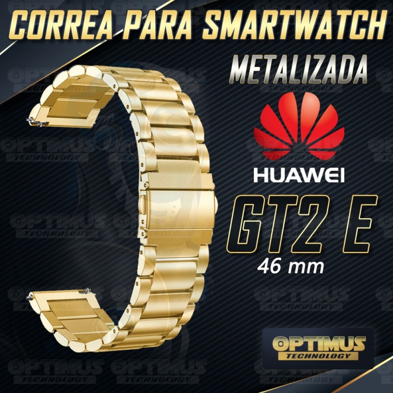 Buff Film Screen Protector Y Correa de Metal Inoxidable Smartwatch Reloj Inteligente Huawei Gt2E OPTIMUS TECHNOLOGY™ - 3