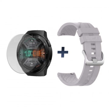 Buff Film Screen Protector Y Correa Smartwatch Reloj Inteligente Huawei Gt2E | OPTIMUS TECHNOLOGY™ | CRR-BFF-HW-GT2E |