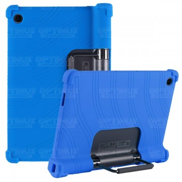 Estuche Case protector de goma Tablet Lenovo Yoga Tab 11 2021 YT-J706F Anti golpes con soporte OPTIMUS TECHNOLOGY™ - 1