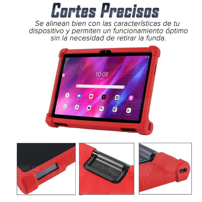 Estuche Case protector de goma Tablet Lenovo Yoga Tab 11 2021 YT-J706F Anti golpes con soporte OPTIMUS TECHNOLOGY™ - 19