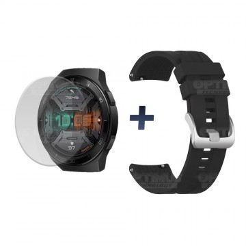 Buff Film Screen Protector Y Correa Smartwatch Reloj Inteligente Huawei Gt2E | OPTIMUS TECHNOLOGY™ | CRR-BFF-HW-GT2E |