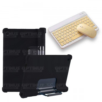Kit Case Forro Protector Antigolpes + Teclado y Mouse Bluetooth Tablet Lenovo Yoga Tab 11 2021 YT-J706F OPTIMUS TECHNOLOGY™ - 7