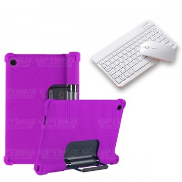 Kit Case Forro Protector Antigolpes + Teclado y Mouse Bluetooth Tablet Lenovo Yoga Tab 11 2021 YT-J706F OPTIMUS TECHNOLOGY™ - 15