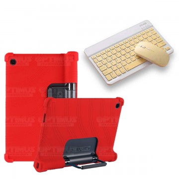 Kit Case Forro Protector Antigolpes + Teclado y Mouse Bluetooth Tablet Lenovo Yoga Tab 11 2021 YT-J706F OPTIMUS TECHNOLOGY™ - 17