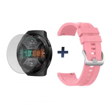 Buff Film Screen Protector Y Correa Smartwatch Reloj Inteligente Huawei Gt2E | OPTIMUS TECHNOLOGY™ | CRR-BFF-HW-GT2E |