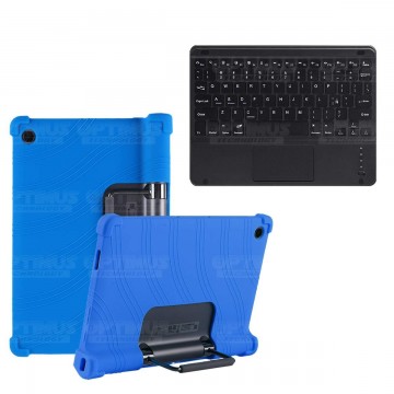 Kit Estuche Protector Antigolpes + Teclado Mouse Touchpad Bluetooth Lenovo Yoga Tab 11 2021 YT-J706F OPTIMUS TECHNOLOGY™ - 2