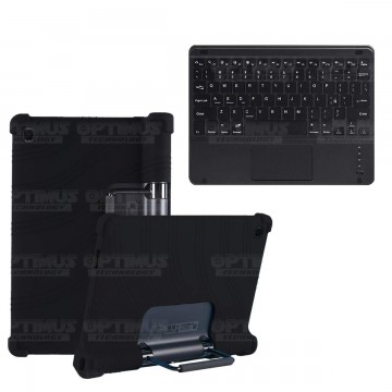 Kit Estuche Protector Antigolpes + Teclado Mouse Touchpad Bluetooth Lenovo Yoga Tab 11 2021 YT-J706F OPTIMUS TECHNOLOGY™ - 5