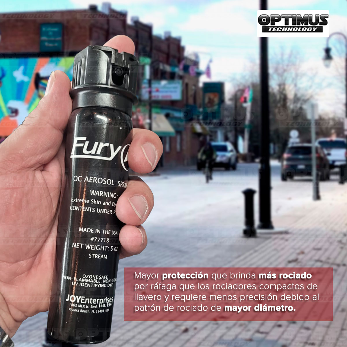 Gas Lacrimogeno Spray portátil - GymPro