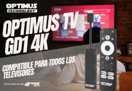 OPTIMUS TV GD1 4K: El mejor dispositivo de streaming para 4K - Convierte tu TV Antigua en un SmartTV